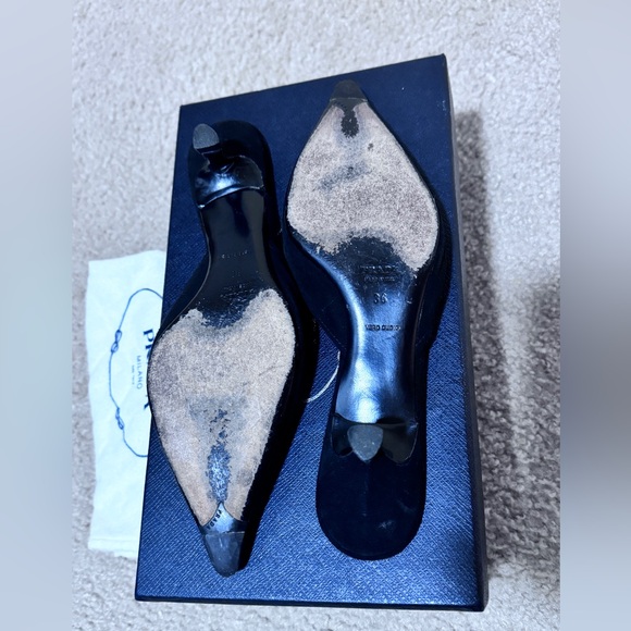 Prada vintage pointy kitten mule - Picture 3 of 3